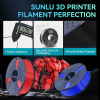 SUNLU 3D Filament PLA+ 2.0 Neat Winding High Speed High Impact Strength with New Removable Spool